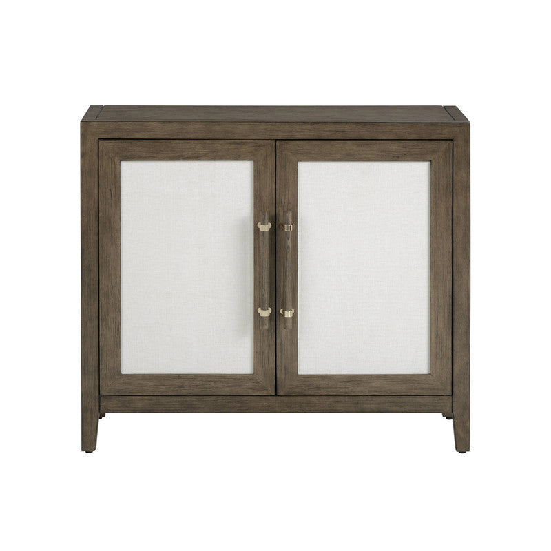 Finn Brown/White Two-Door Cabinet by Crestview at Eve Furniture