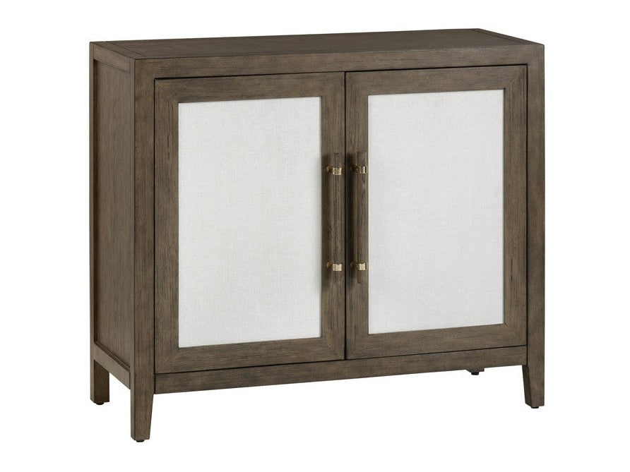 Finn Brown/White Two-Door Cabinet by Crestview at Eve Furniture