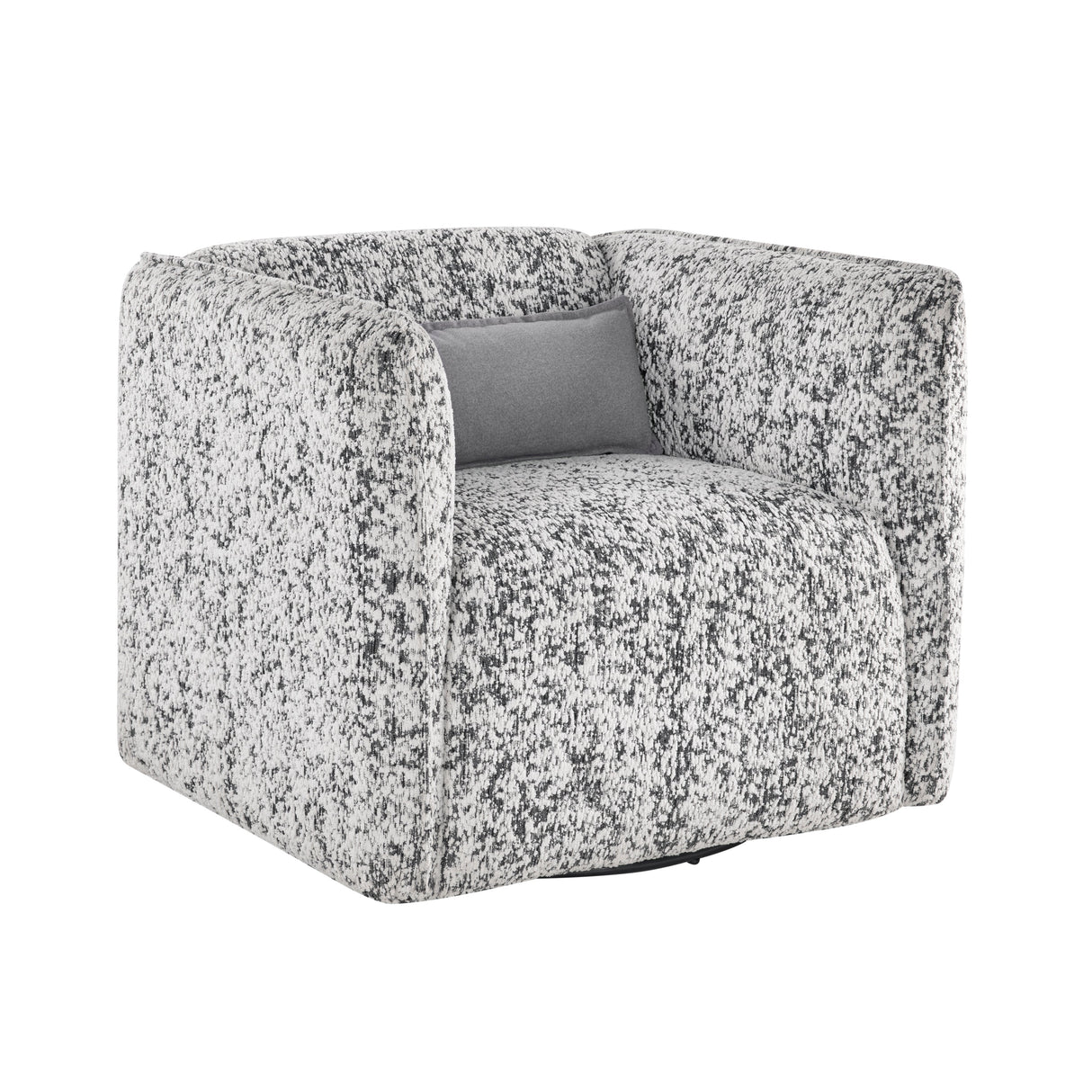 Finnegan Gray Swivel Chair by Homelegance at Eve Furniture
