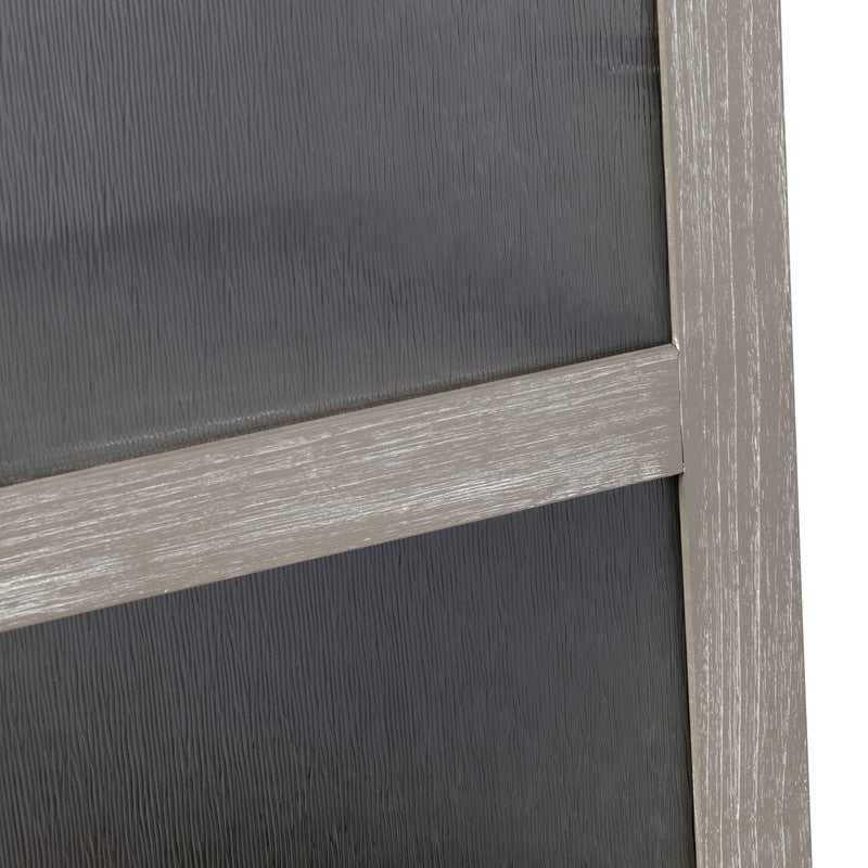 Finnley Brown/White Curio Cabinet by Crestview at Eve Furniture