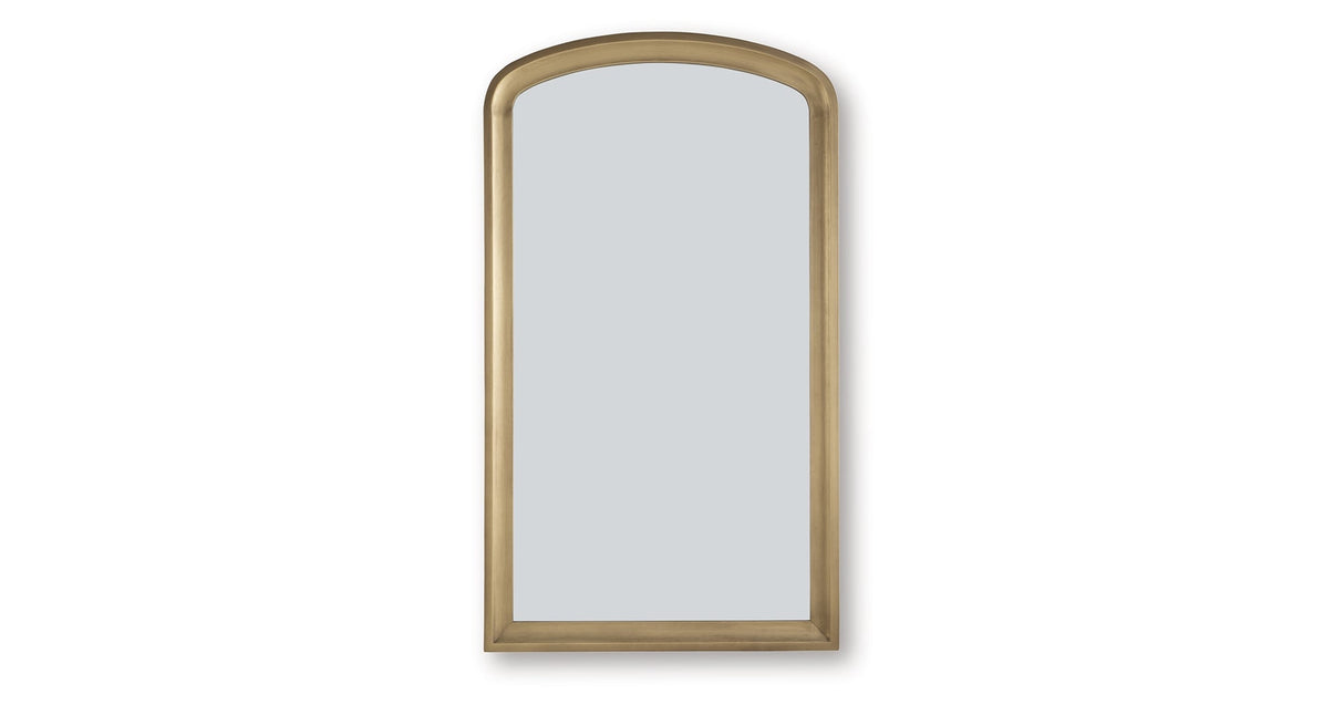 Fintan Gold Finish Floor Mirror by ASHLEY FURNITURE at Eve Furniture
