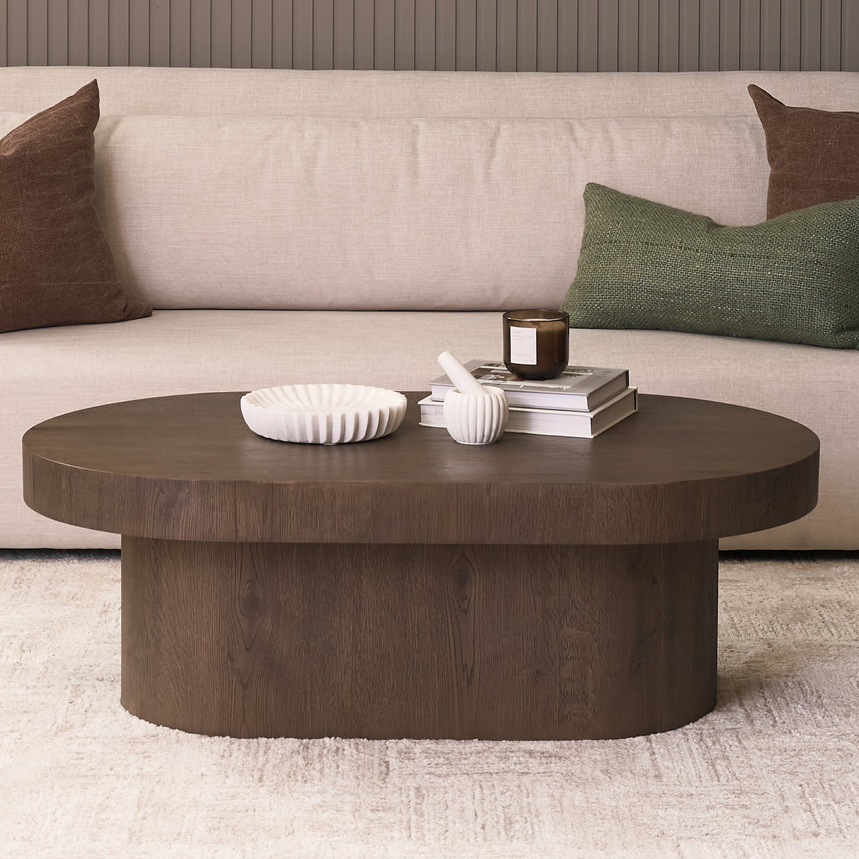 Fiora Round White Marble Scalloped Decorative Bowl by Mercana at Eve Furniture