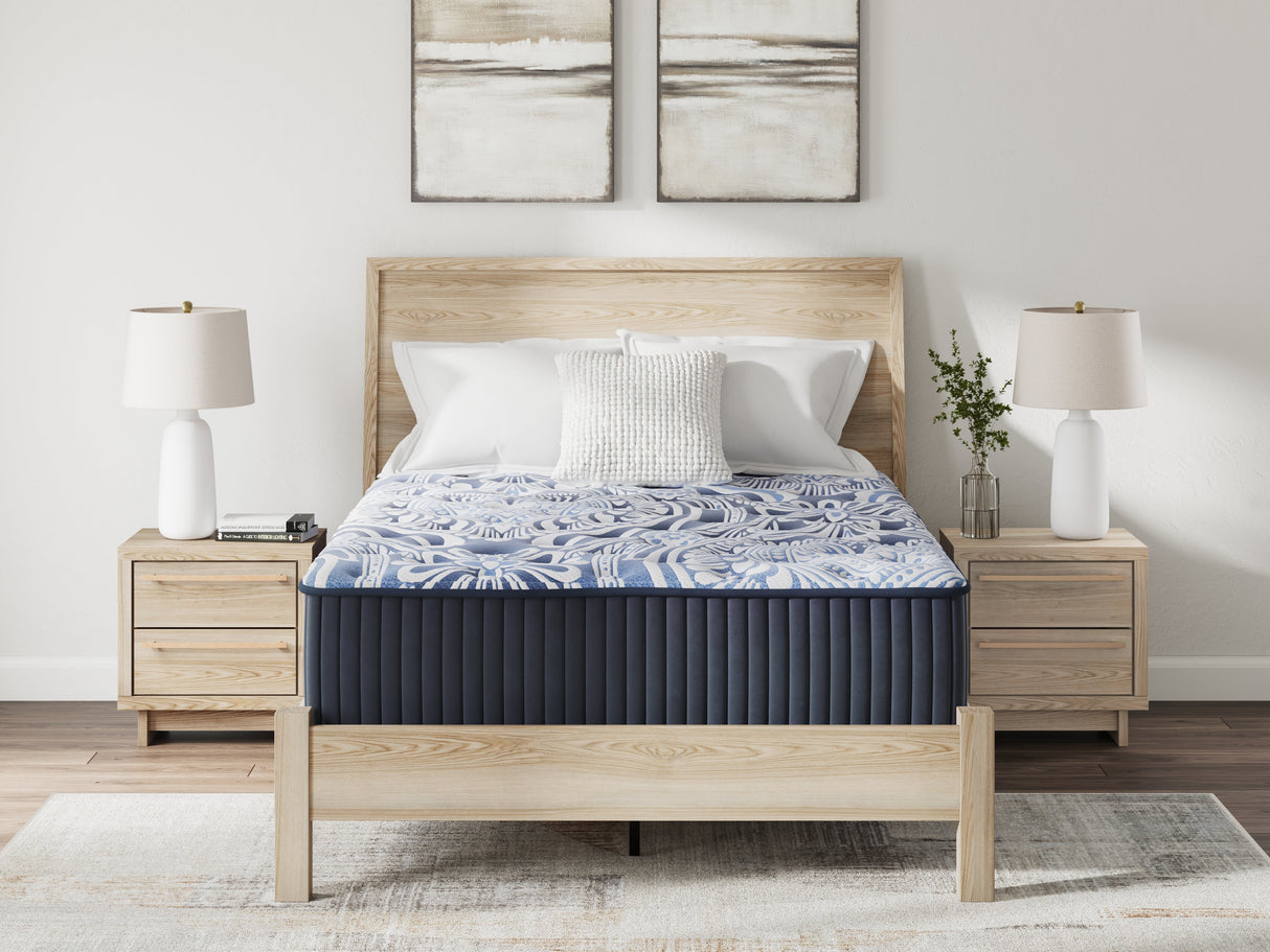 Firm Luxe 2.0 Blue California King Mattress by Ashley at Eve Furniture