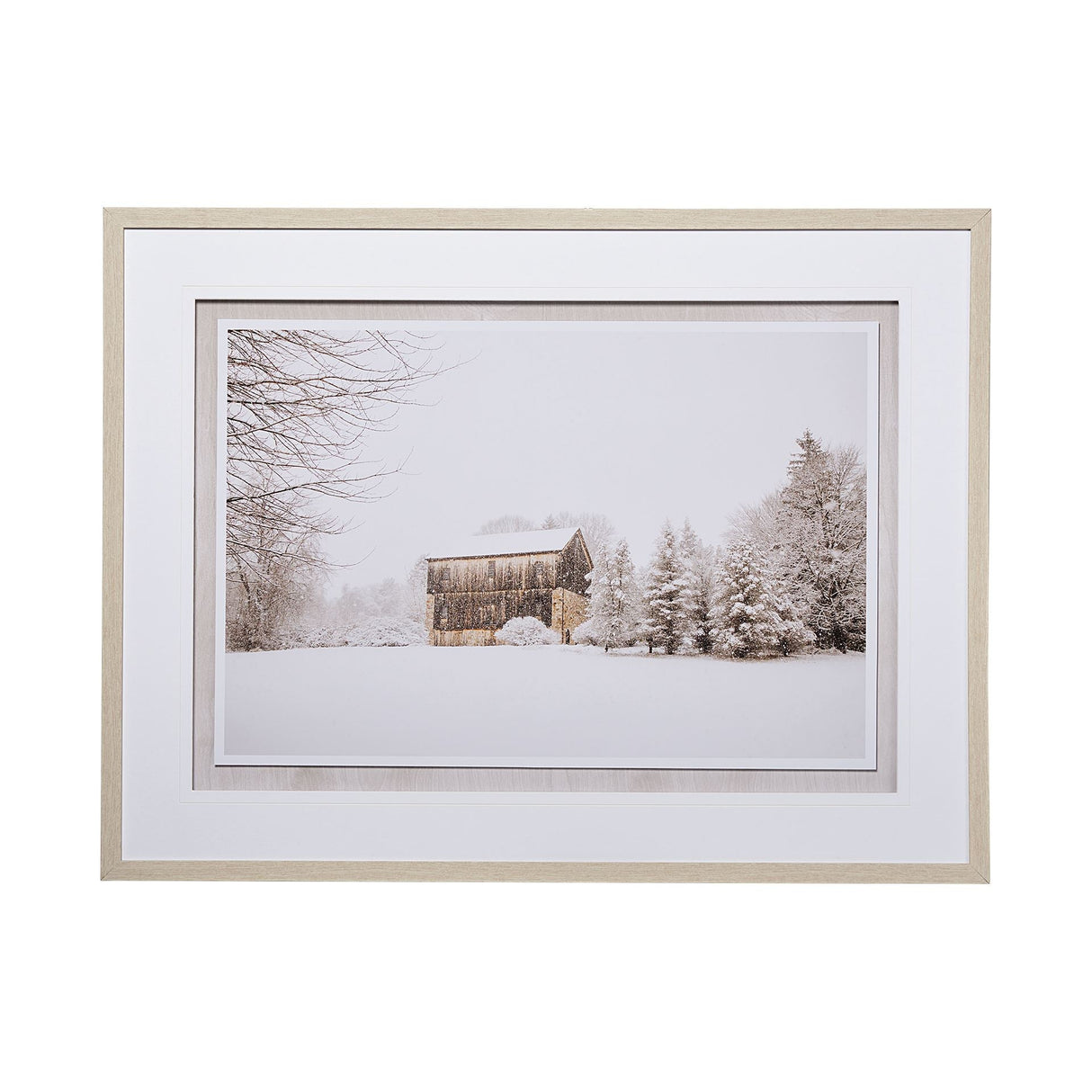 First Snow by Aledanda a Framed Photo Art Print Matted under Glass by Mercana at Eve Furniture