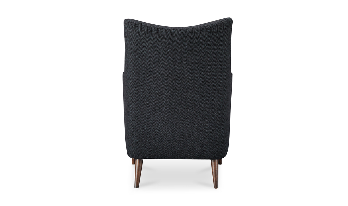 Fisher Armchair Wool Blend Charcoal by Moe's Home at Eve Furniture