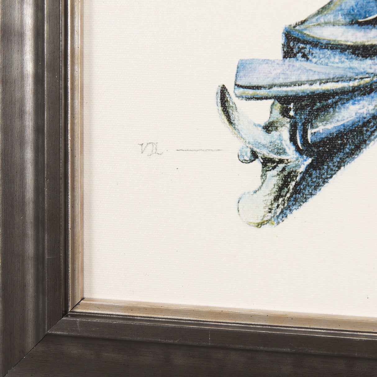 Fishing Lure by Mercana Studio a Hand Embellished Textured Framed Art Print by Mercana at Eve Furniture