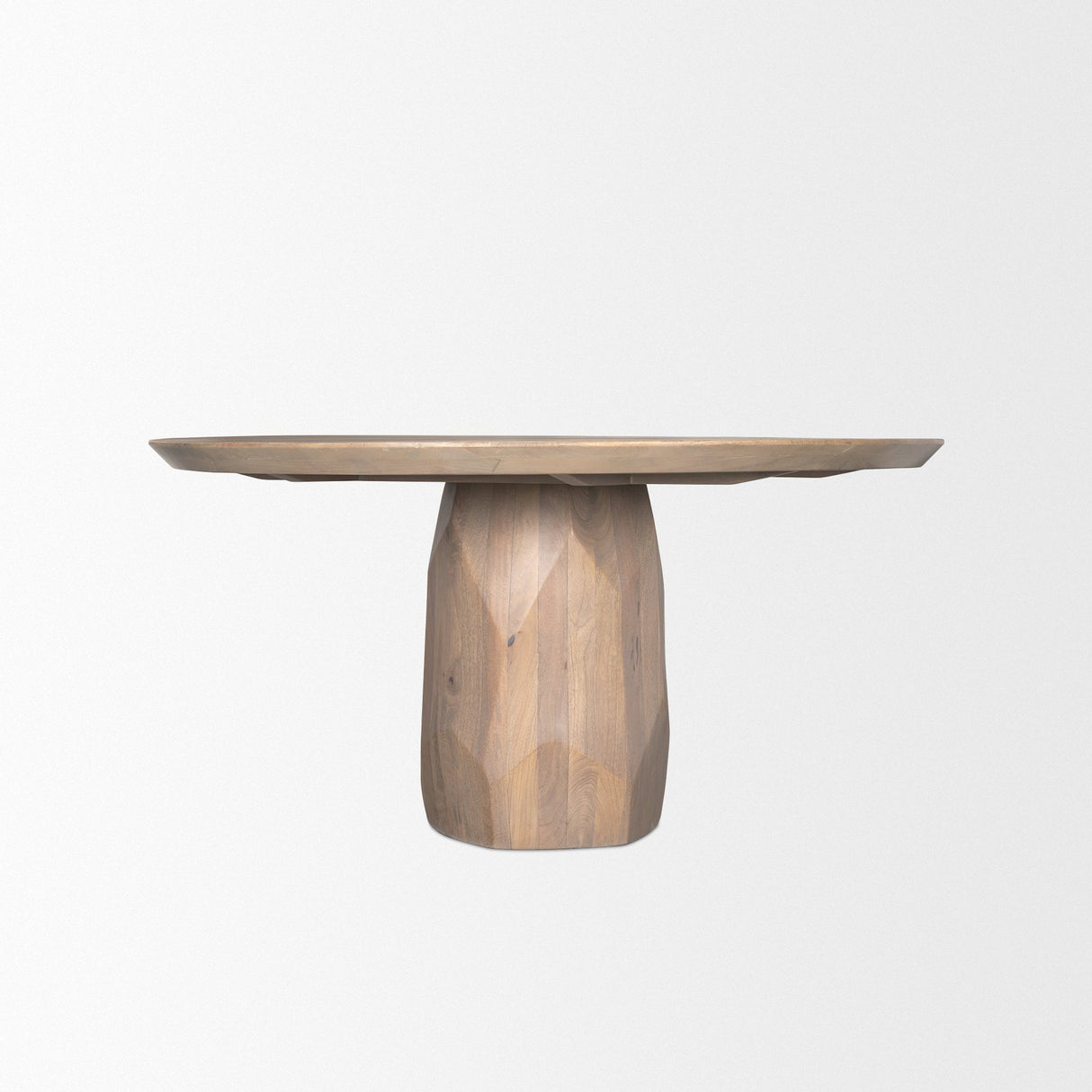 Fitzgerald 60" Light Brown Wood Dining Table by Mercana at Eve Furniture