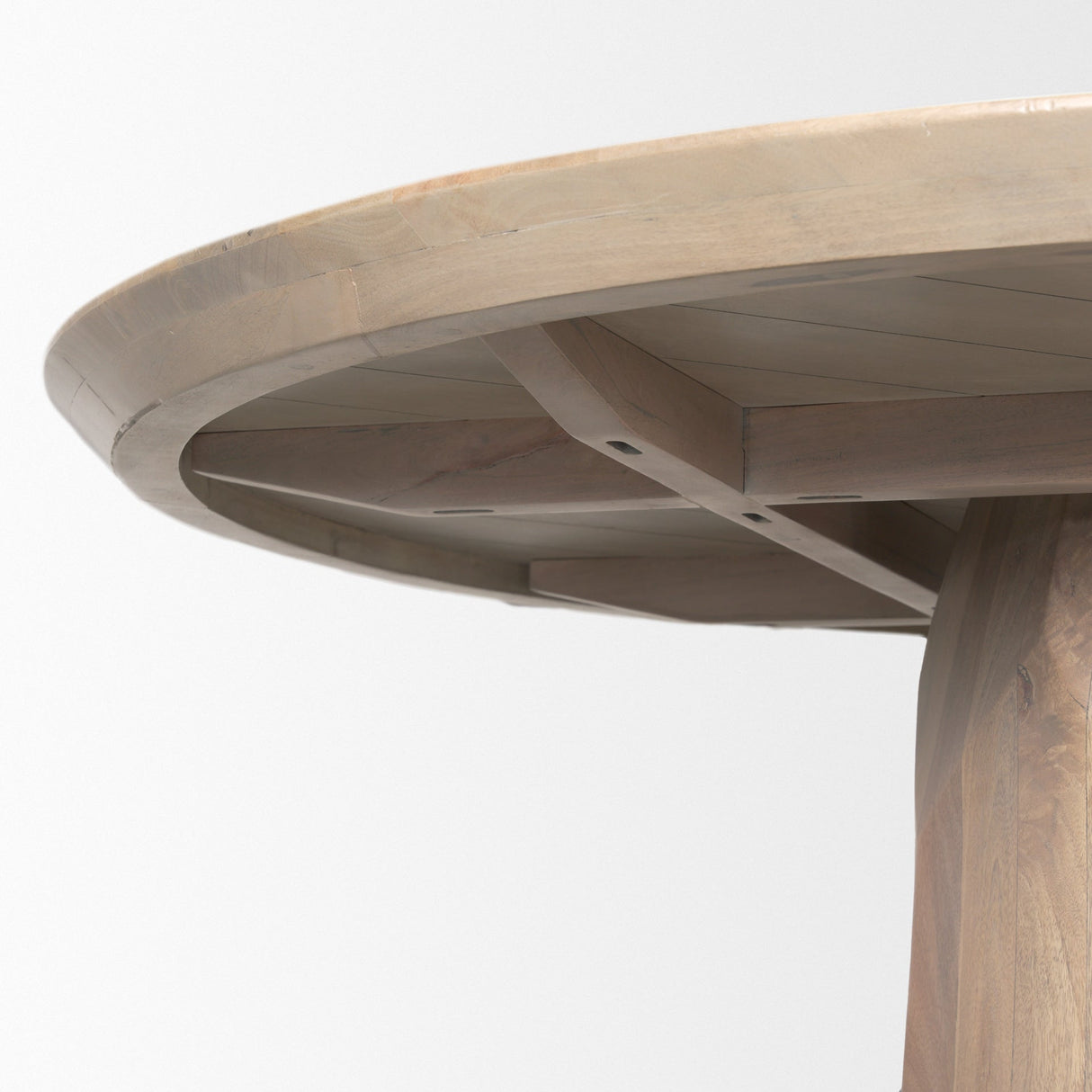 Fitzgerald 60" Light Brown Wood Dining Table by Mercana at Eve Furniture