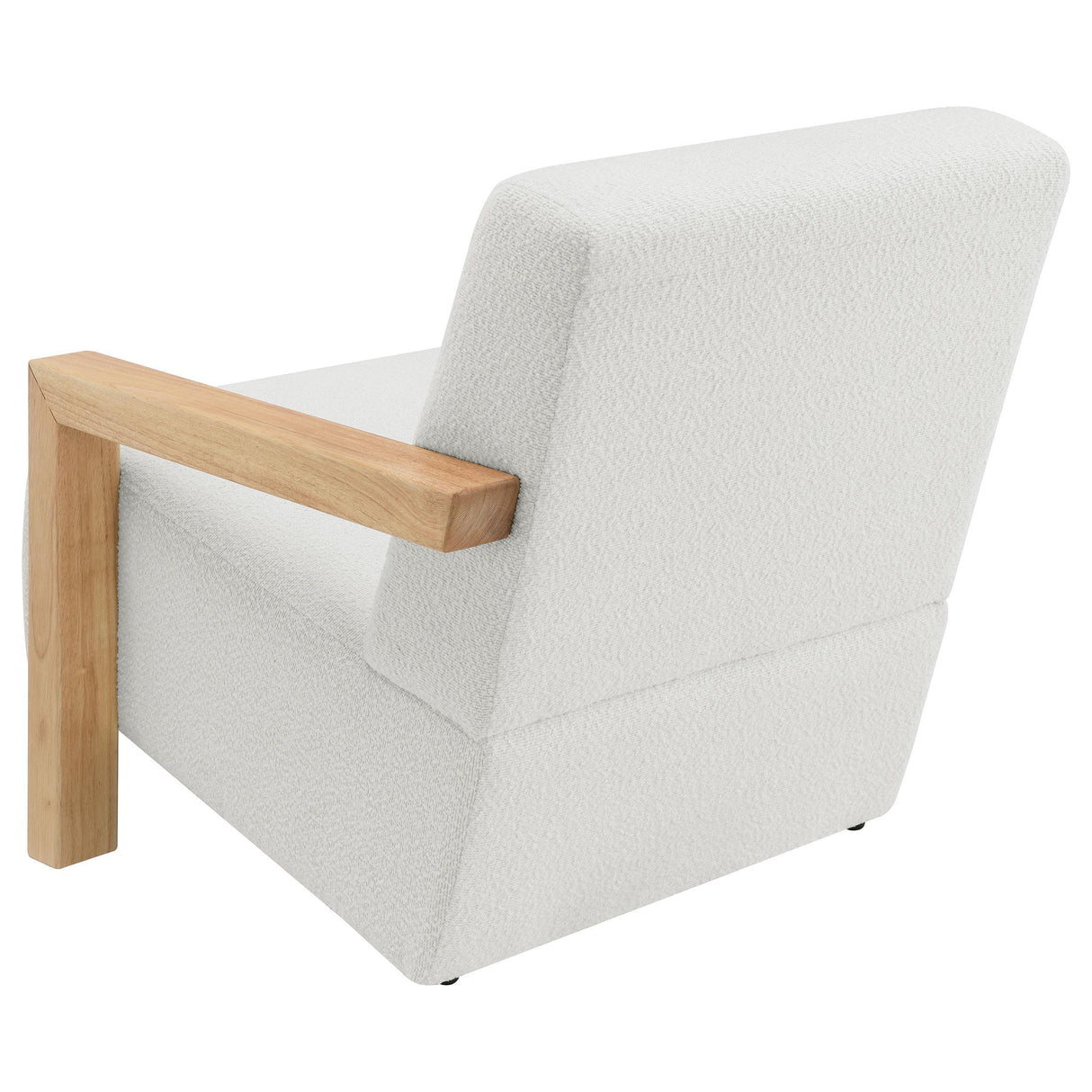 Fitzroy Ivory Boucle Upholstered Accent Arm Chair by Coaster at Eve Furniture