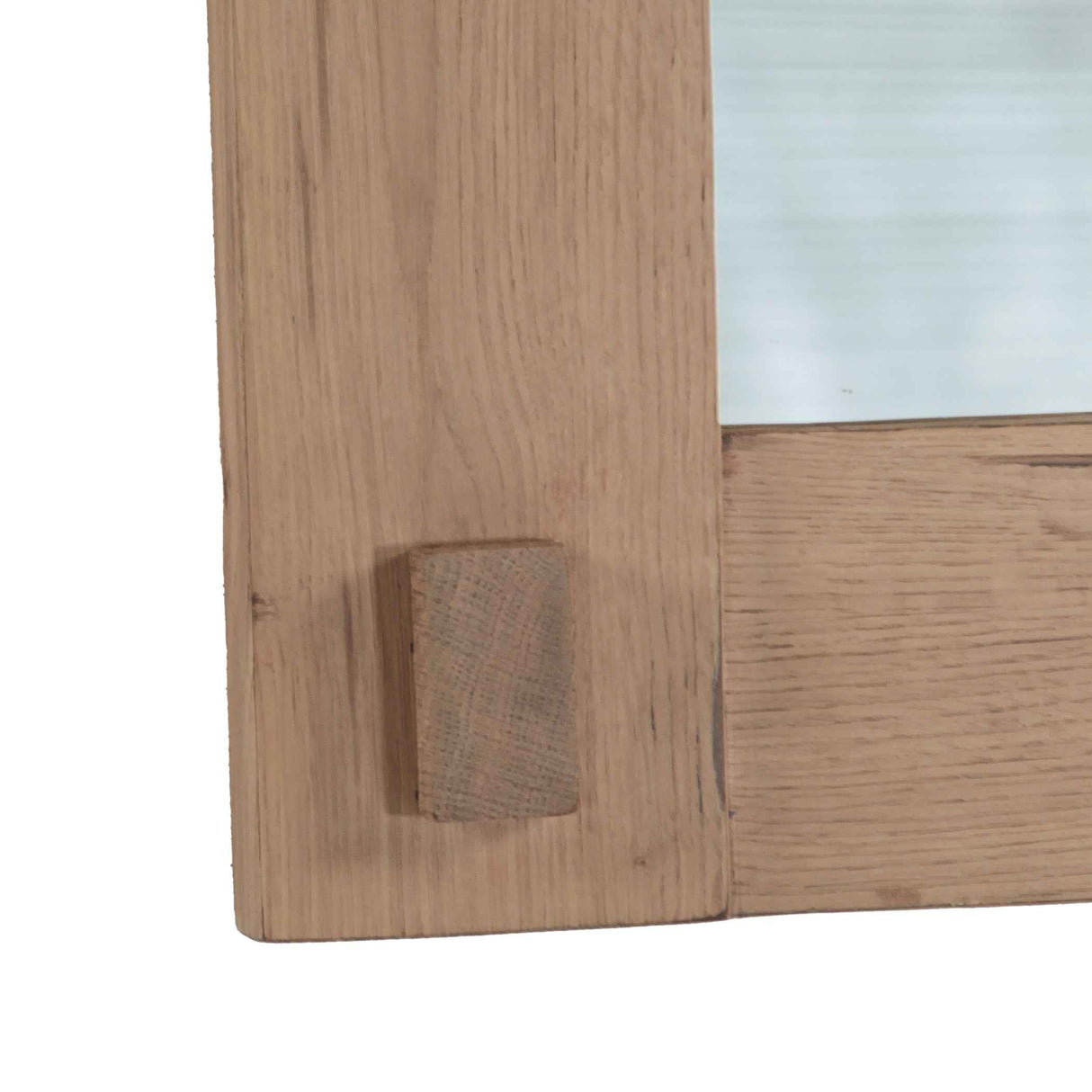 Flagstaff 48" Mirror in Natural Distressed Oak by Home Trends & Design at Eve Furniture
