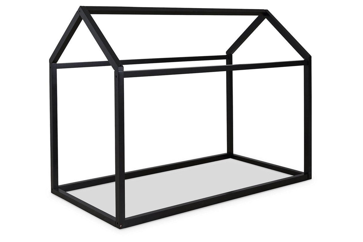 (Special) Flannibrook Black Twin House Bed Frame by Ashley at Eve Furniture