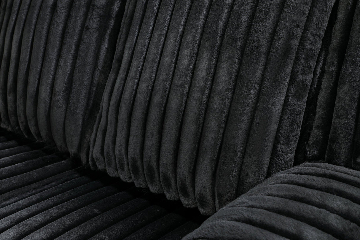 Flash Cord Fabric Power Reclining Sectional by Happy Homes at Eve Furniture