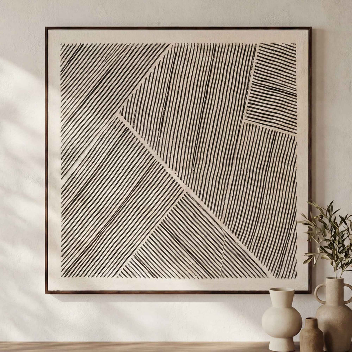 Fleet Multicolor Framed Painting by Moe's Home at Eve Furniture