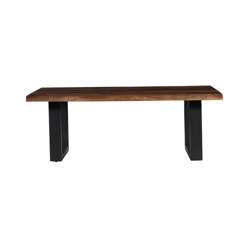 Fletcher Brown/Black Cocktail Table by Crestview at Eve Furniture