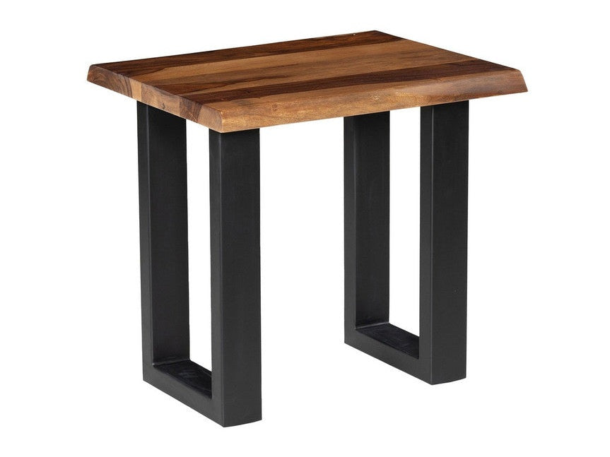Fletcher Brown/Black End Table by Crestview at Eve Furniture