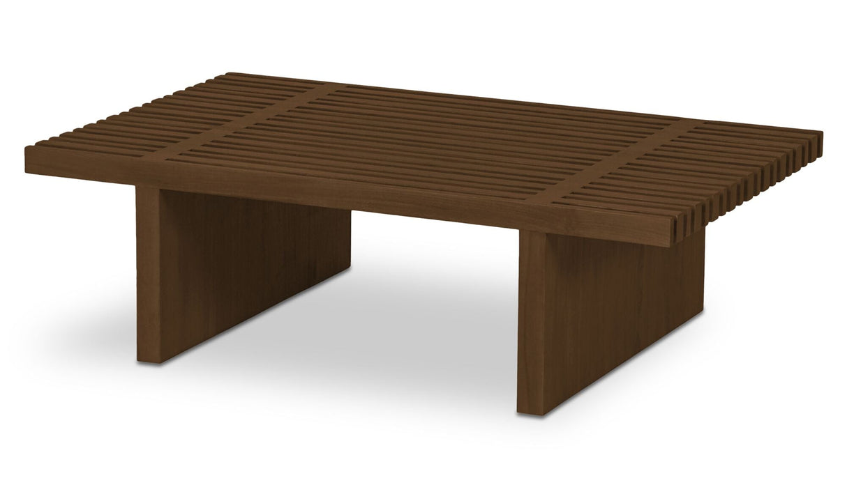 Fletcher Outdoor Coffee Table Brown by Moe's Home at Eve Furniture