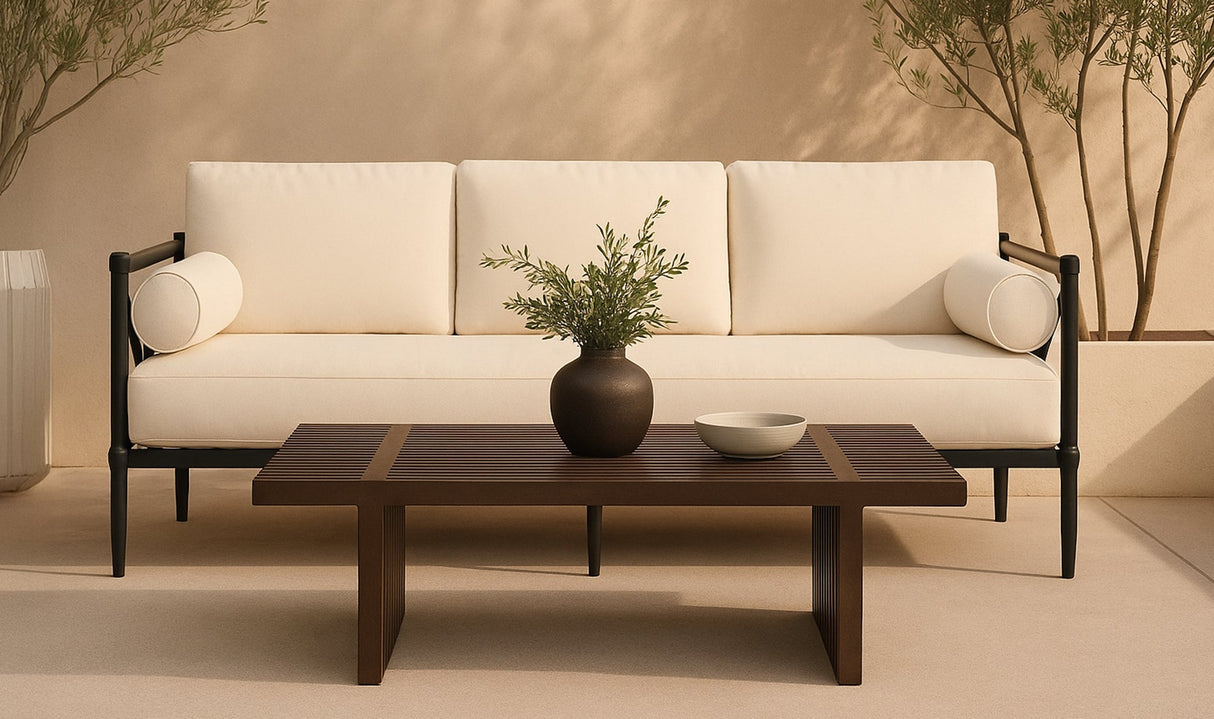 Fletcher Outdoor Coffee Table Brown by Moe's Home at Eve Furniture