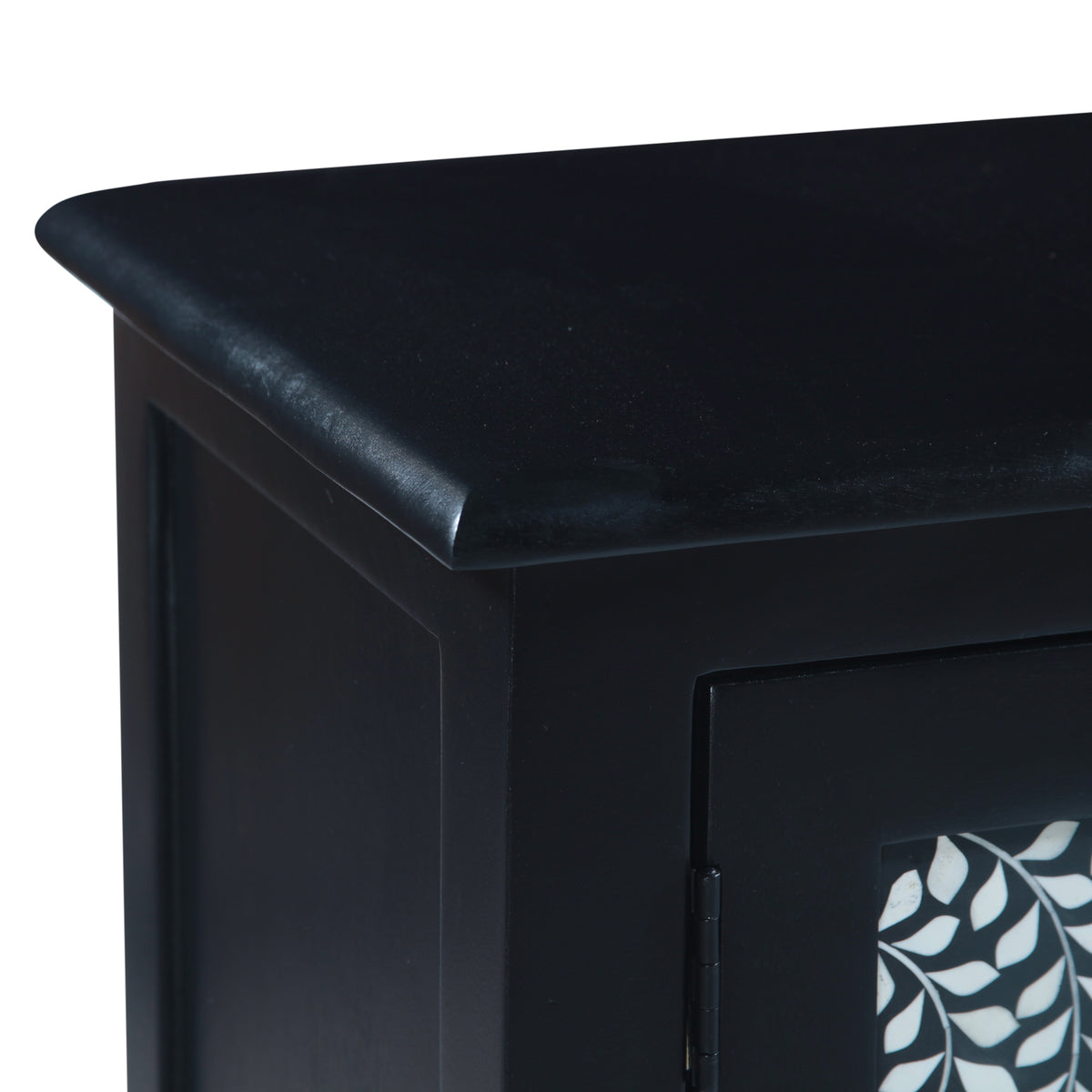 Fleur 50" Two Door Sideboard with Floral Horn Inlay and Wood by Home Trends & Design at Eve Furniture