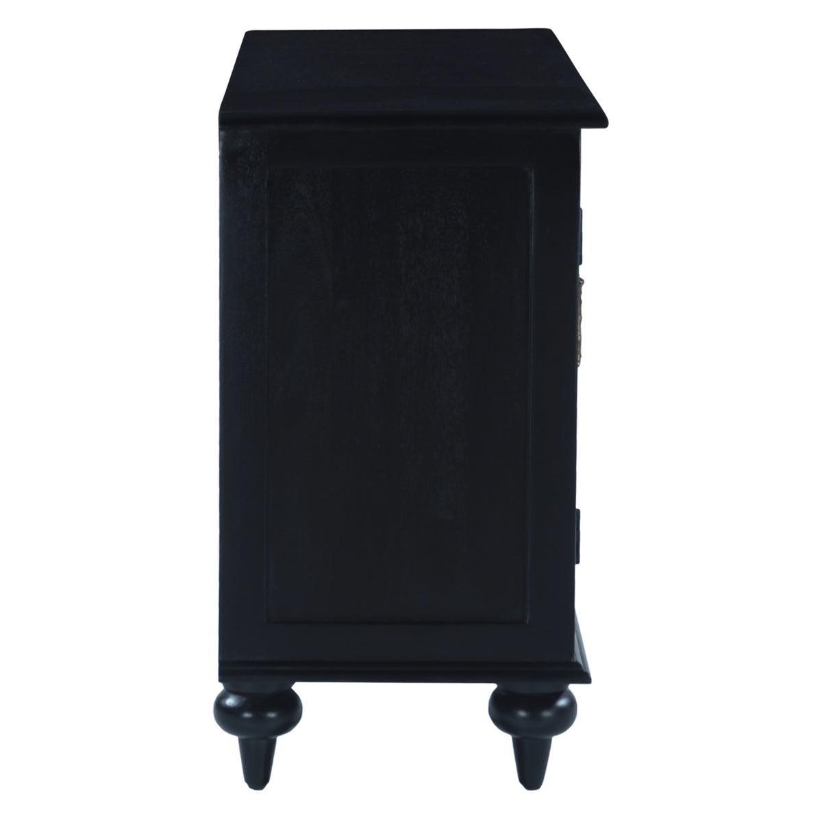 Fleur 50" Two Door Sideboard with Floral Horn Inlay and Wood by Home Trends & Design at Eve Furniture