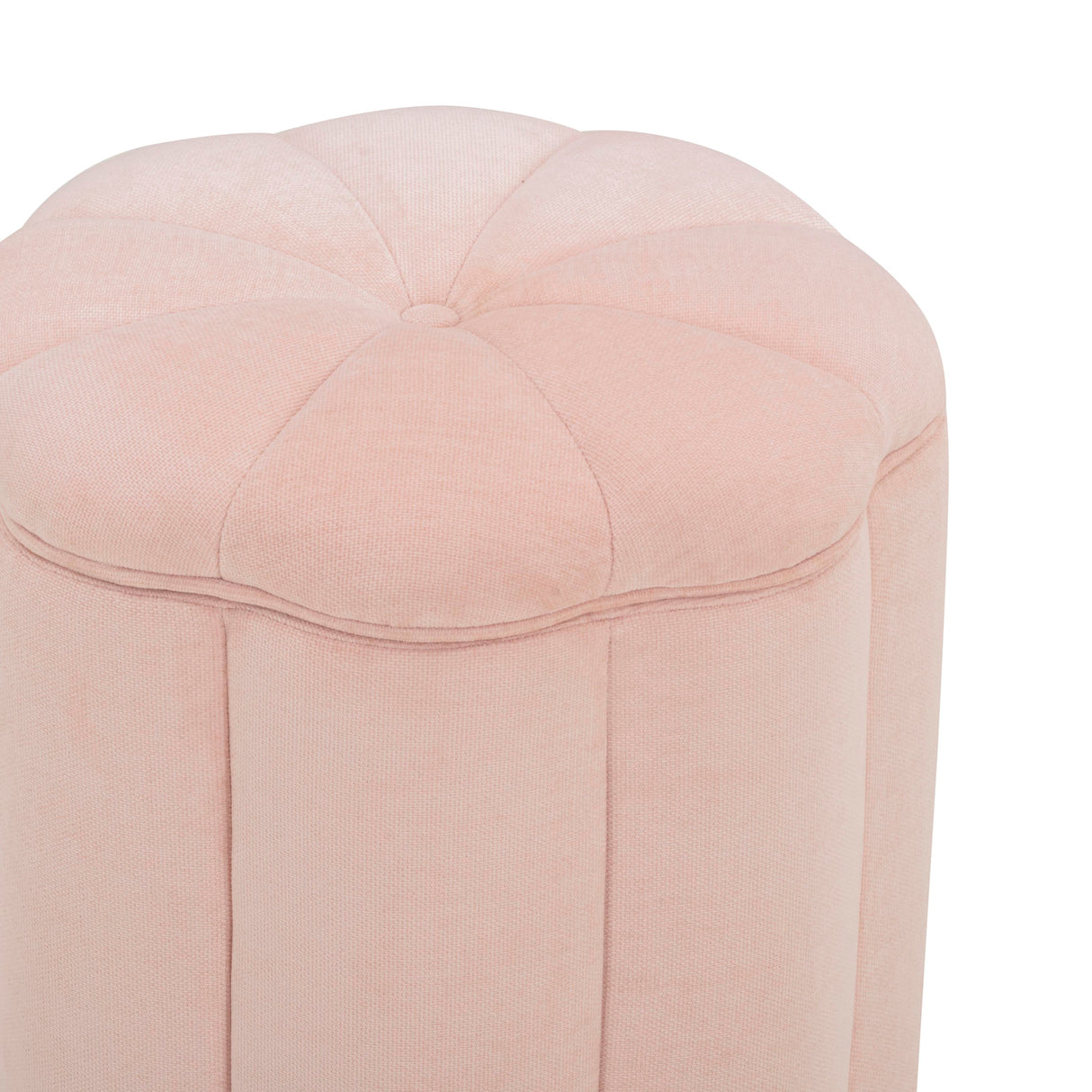 Fleur Textured Velvet Storage Ottoman by TOV Furniture at Eve Furniture
