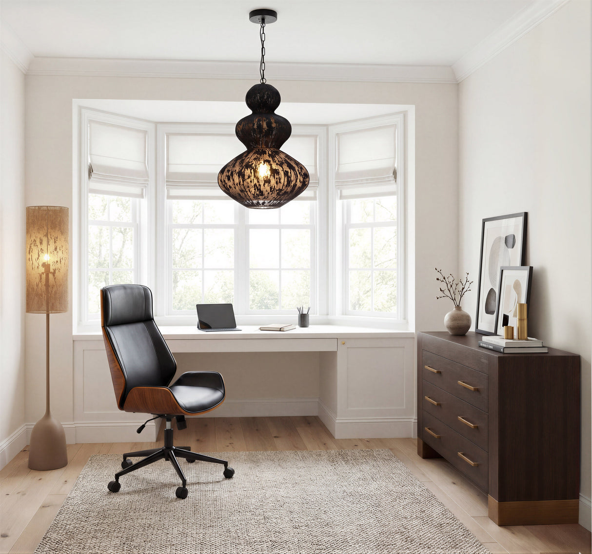 Flex Black High Back Office Chair by Zuomod at Eve Furniture
