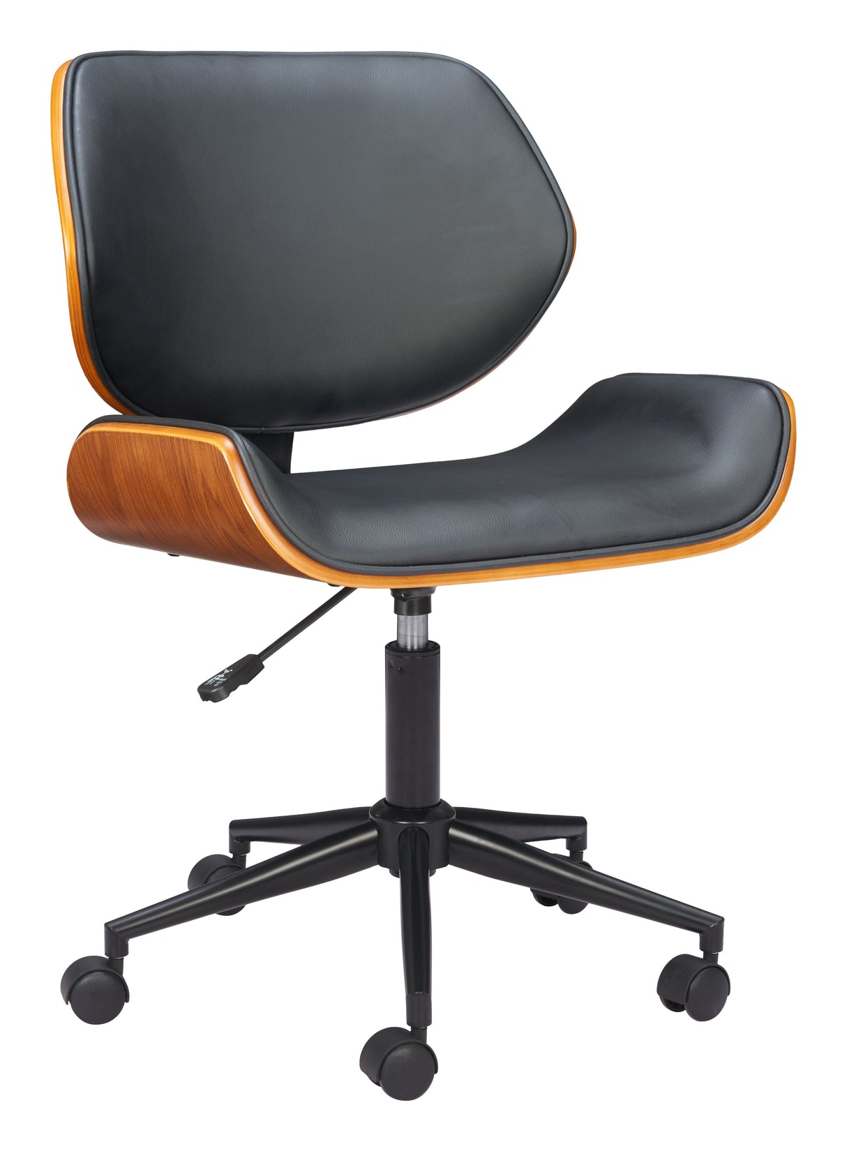 Flex Black Low Back Office Chair by Zuomod at Eve Furniture