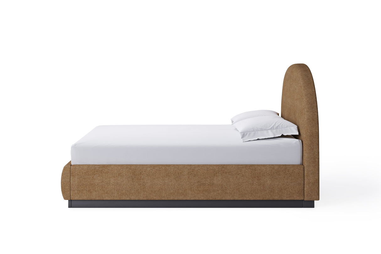 Flex Eastern King Upholstered Bed in Porcini Chenille by Modus Furniture at Eve Furniture