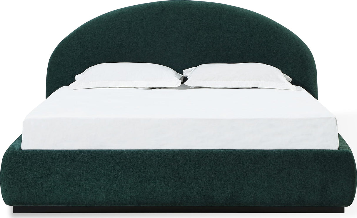 Flex Emerald Chenille Full Upholstered Bed