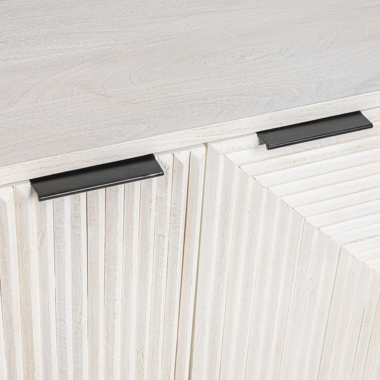 Flint 4 Door Cabinet - Coastal White by Classic Home at Eve Furniture