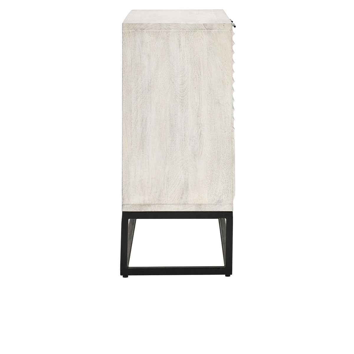 Flint Coastal White 2 Door Cabinet by Classic Home at Eve Furniture