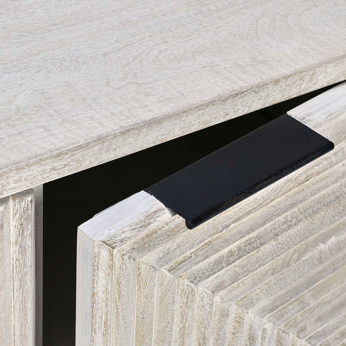 Flint Coastal White 4 Door Cabinet by Classic Home at Eve Furniture