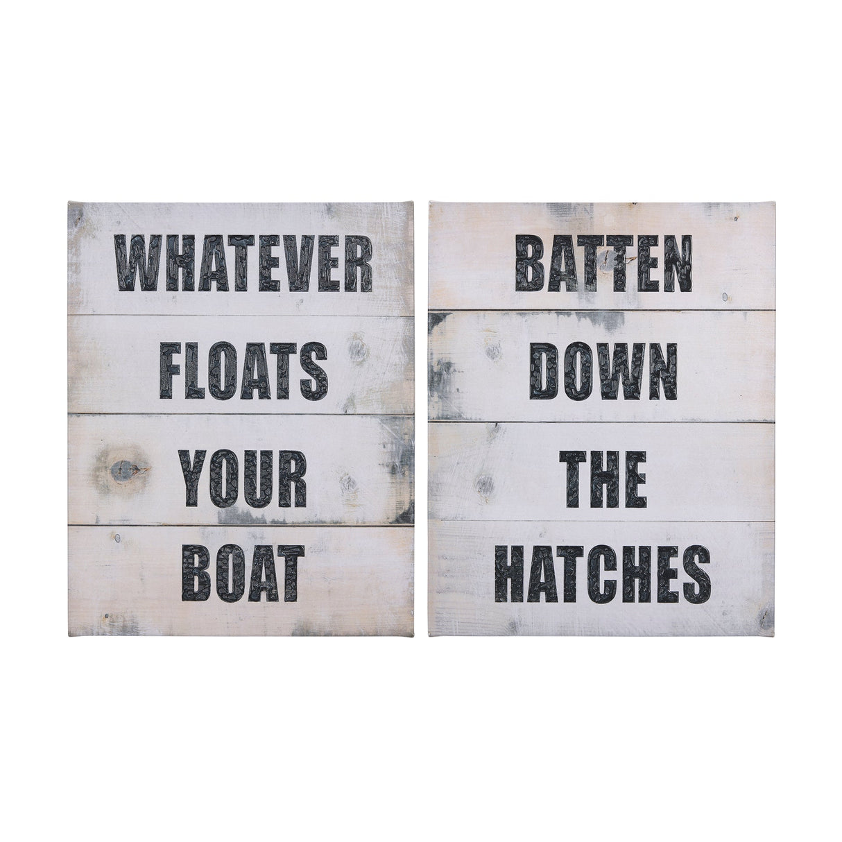 Float Your Boat by Mercana Studio a Hand Embellished Textured Canvas by Mercana at Eve Furniture