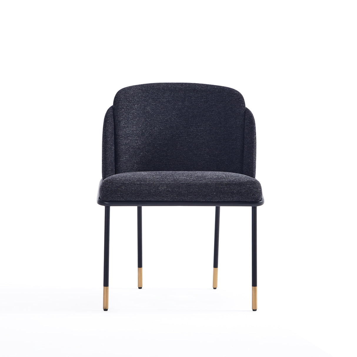 Flor Dining Chair in Black (set of 2) by Manhattan Comfort at Eve Furniture