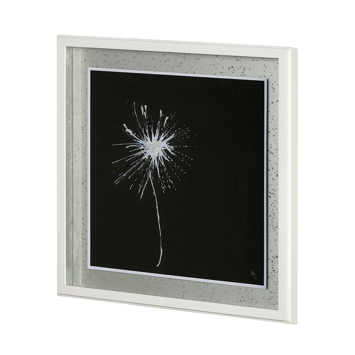 Flora II by Mercana Studio a Hand Embellished Textured Framed Art Print Matted under Glass by Mercana at Eve Furniture