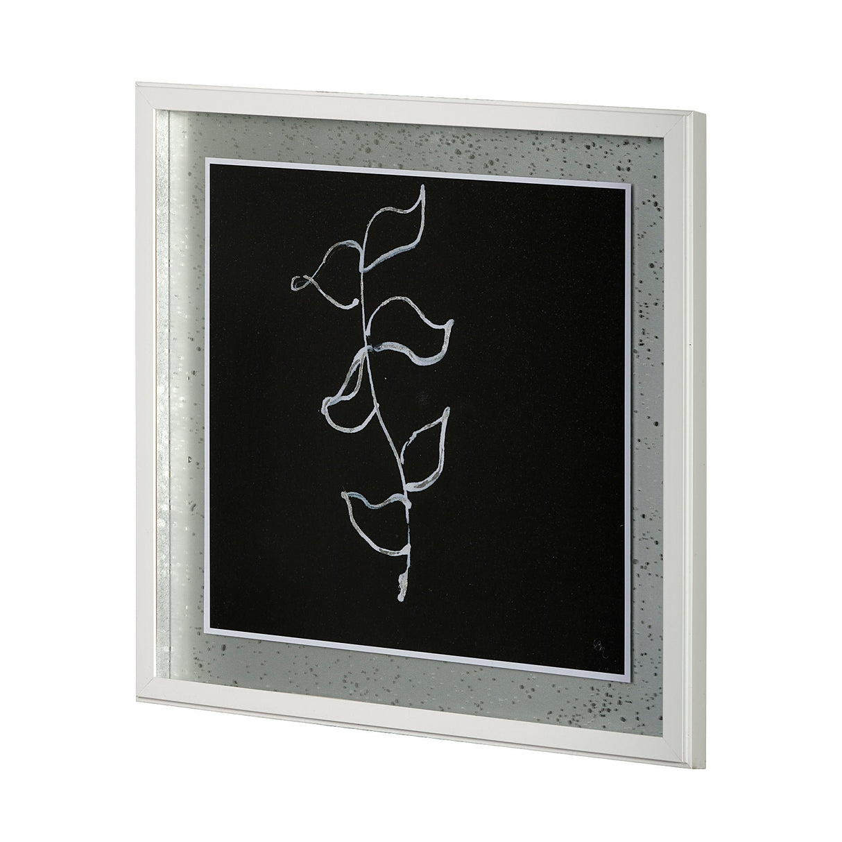 Flora VI by Mercana Studio a Hand Embellished Textured Framed Art Print Matted under Glass by Mercana at Eve Furniture