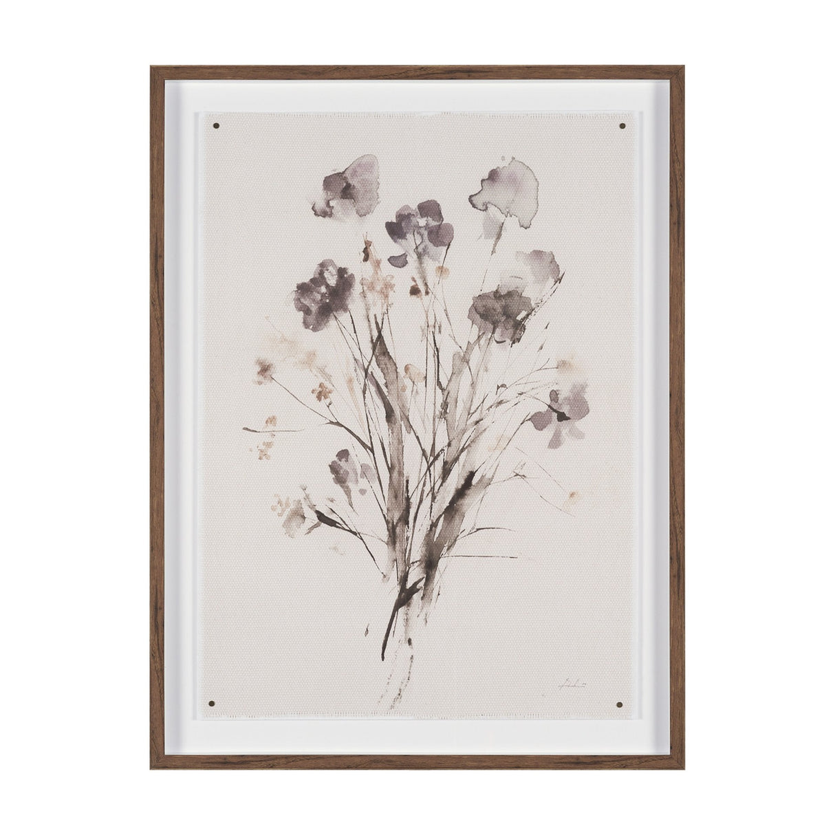 Floral Impressions I by Melody Ducharme a Hand Embellished Framed Print under Glass by Mercana at Eve Furniture
