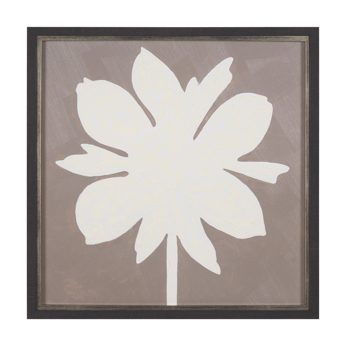 Floral Silhouettes III by Liz Jardine a Hand Embelished Textured Framed Art Print by Mercana at Eve Furniture
