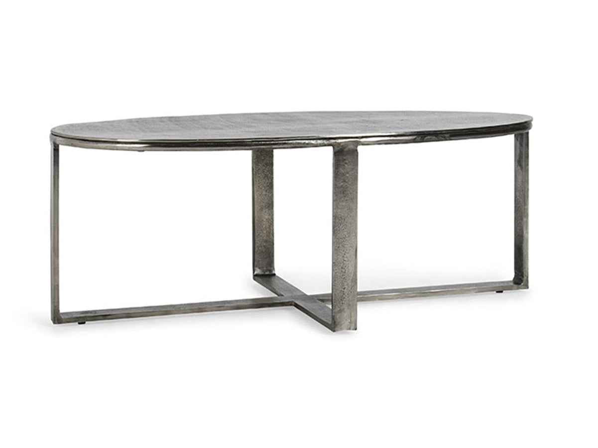 Flores Gray Oval Coffee Table by Classic Home at Eve Furniture