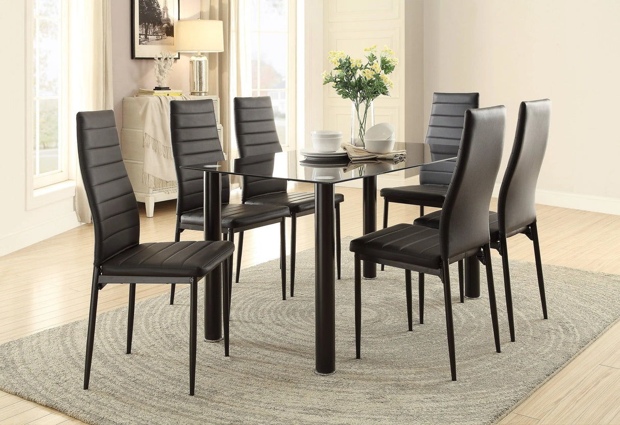 Florian Black Dining Table by Homelegance at Eve Furniture