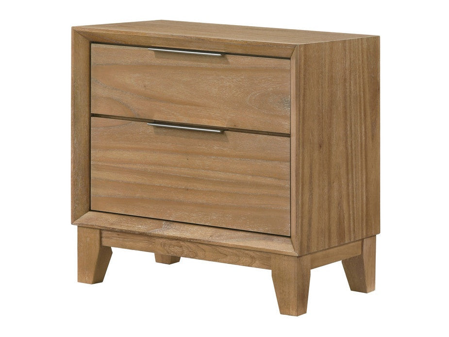 Florian Natural Nightstand by Crown Mark at Eve Furniture