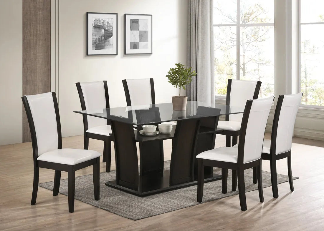 Florida White 7-Piece Dining Set by Happy Homes at Eve Furniture