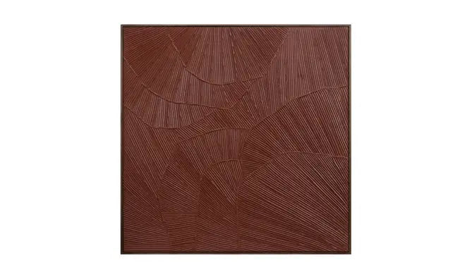 Flutter Framed Painting Maroon by Moe's Home at Eve Furniture