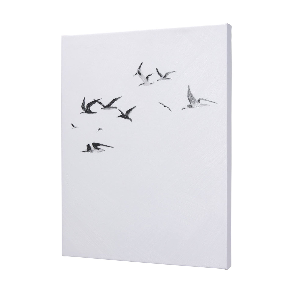 Fly Away II by Mercana Studio a Hand Embellished Textured Canvas by Mercana at Eve Furniture