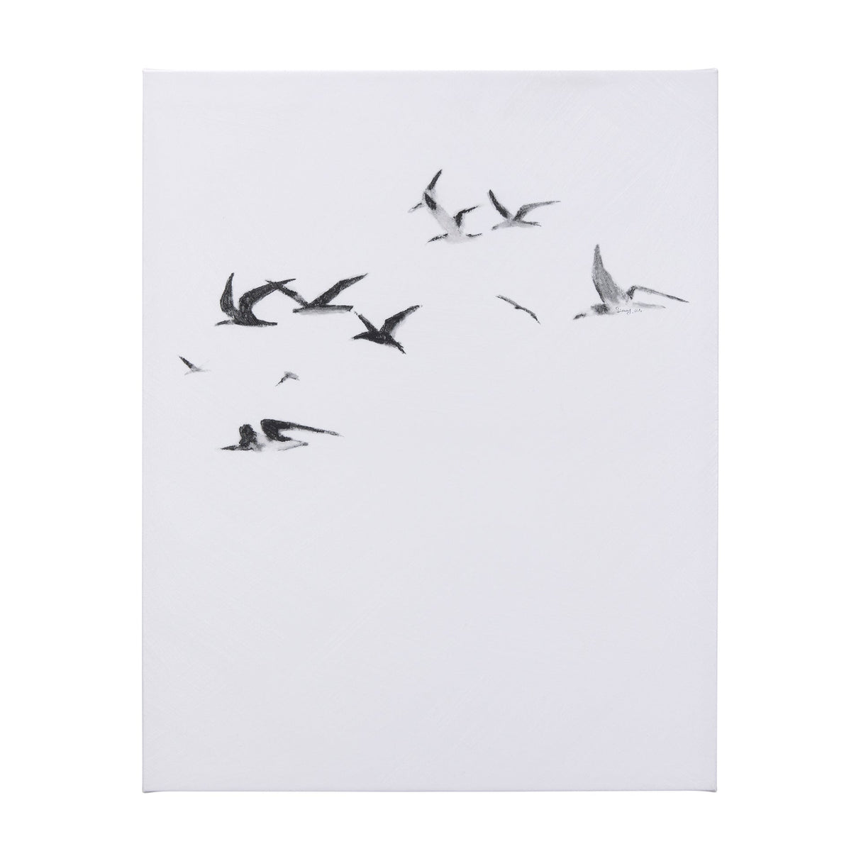 Fly Away II by Mercana Studio a Hand Embellished Textured Canvas by Mercana at Eve Furniture