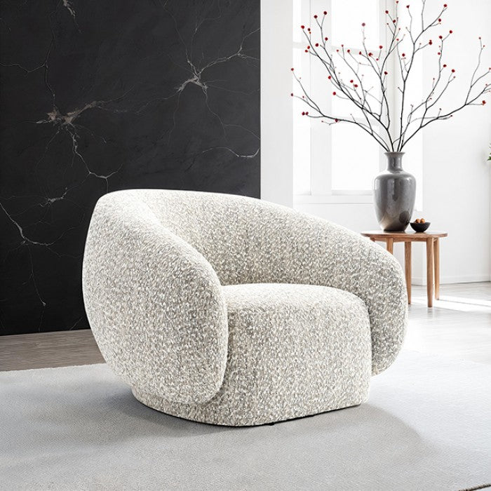 Savino Brown Swivel Chair