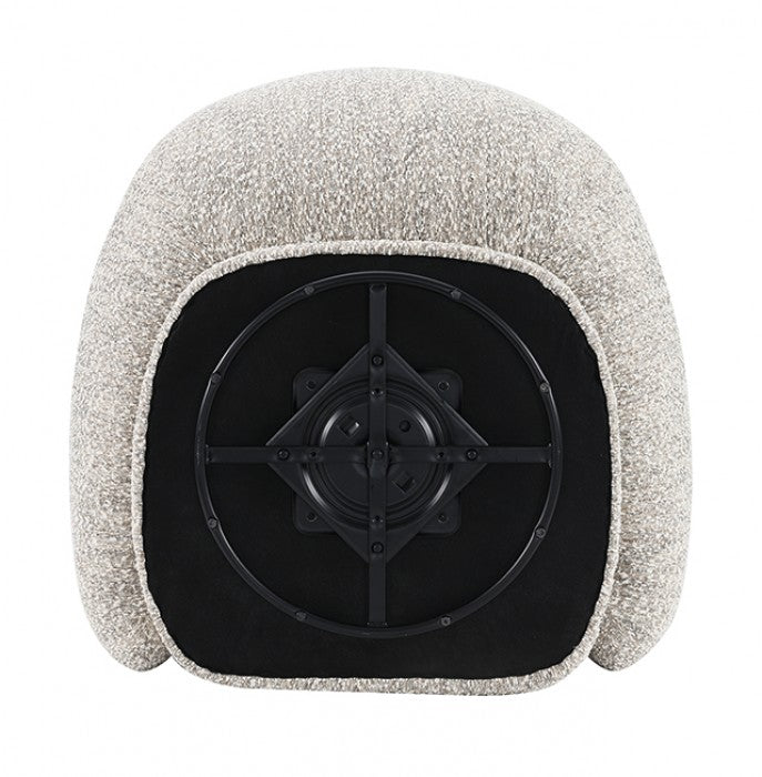 Savino Brown Swivel Chair