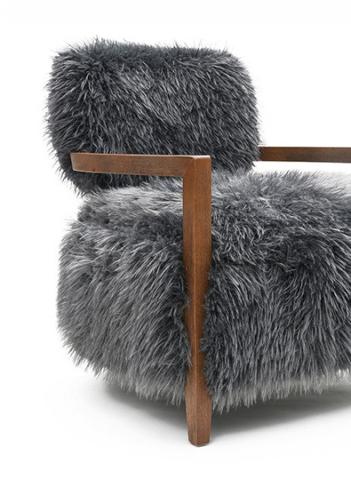 Eramo Charcoal Gray Accent Chair