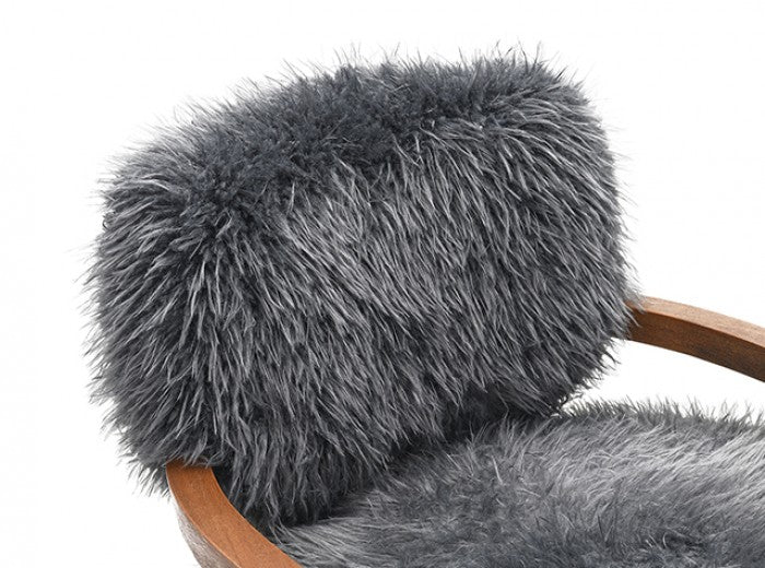Eramo Charcoal Gray Accent Chair