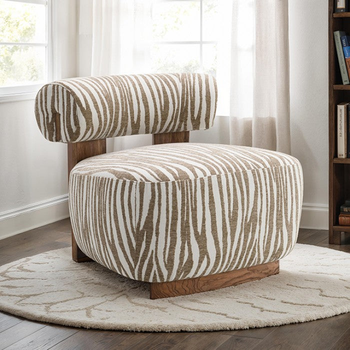 Niobe Beige Accent Chair