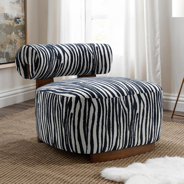 Niobe Midnight Blue Accent Chair